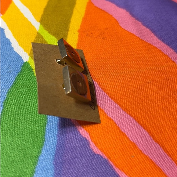 Brown wood gold Square Cufflinks - Picture 5 of 12